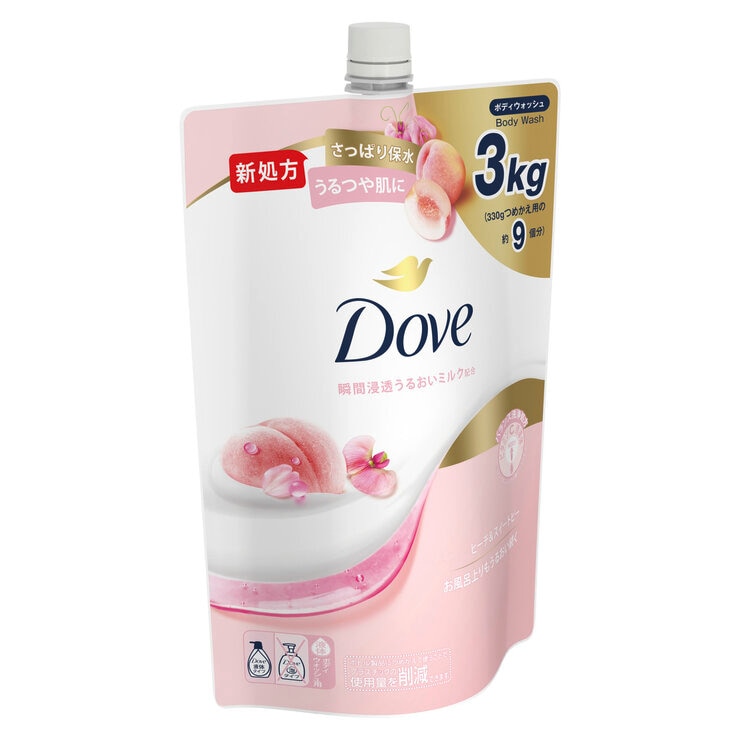 Dove (ダヴ) ボディウォッシュ ピーチ＆スイートピー 詰替え用 3kg