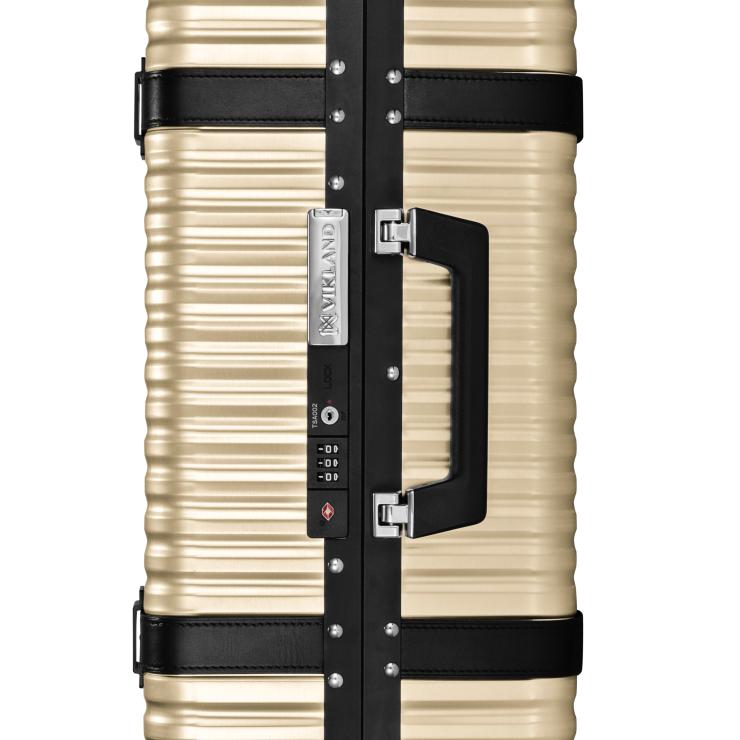 ランツォ スーツケース バイキング 24インチ 47L ゴールド X ブラック