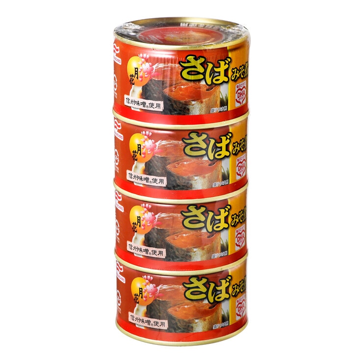 マルハニチロ さばみそ煮(月花)200g x 4缶 マルハニチロ さばみそ煮(月花)200g x 4缶