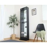 コレクションラック TOR ハイタイプミラー付き ブラック コレクションラック TOR ハイタイプミラー付き ブラック