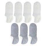 ココピタ スニーカーソックス 7足組 ホワイト/グレー 23-25cm