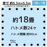 アイネット #3000ブルーシート 5.4 x 5.4m