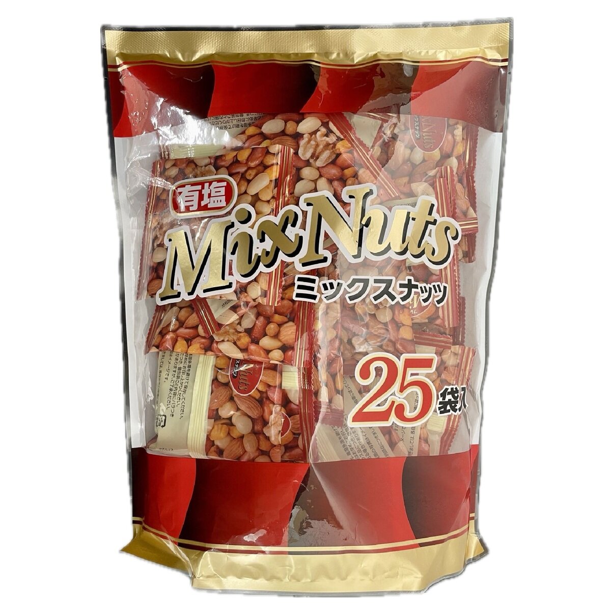 有塩ミックスナッツ 25袋入り