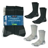 カークランドシグネチャー メンズ メリノウール混 ソックス 4足組