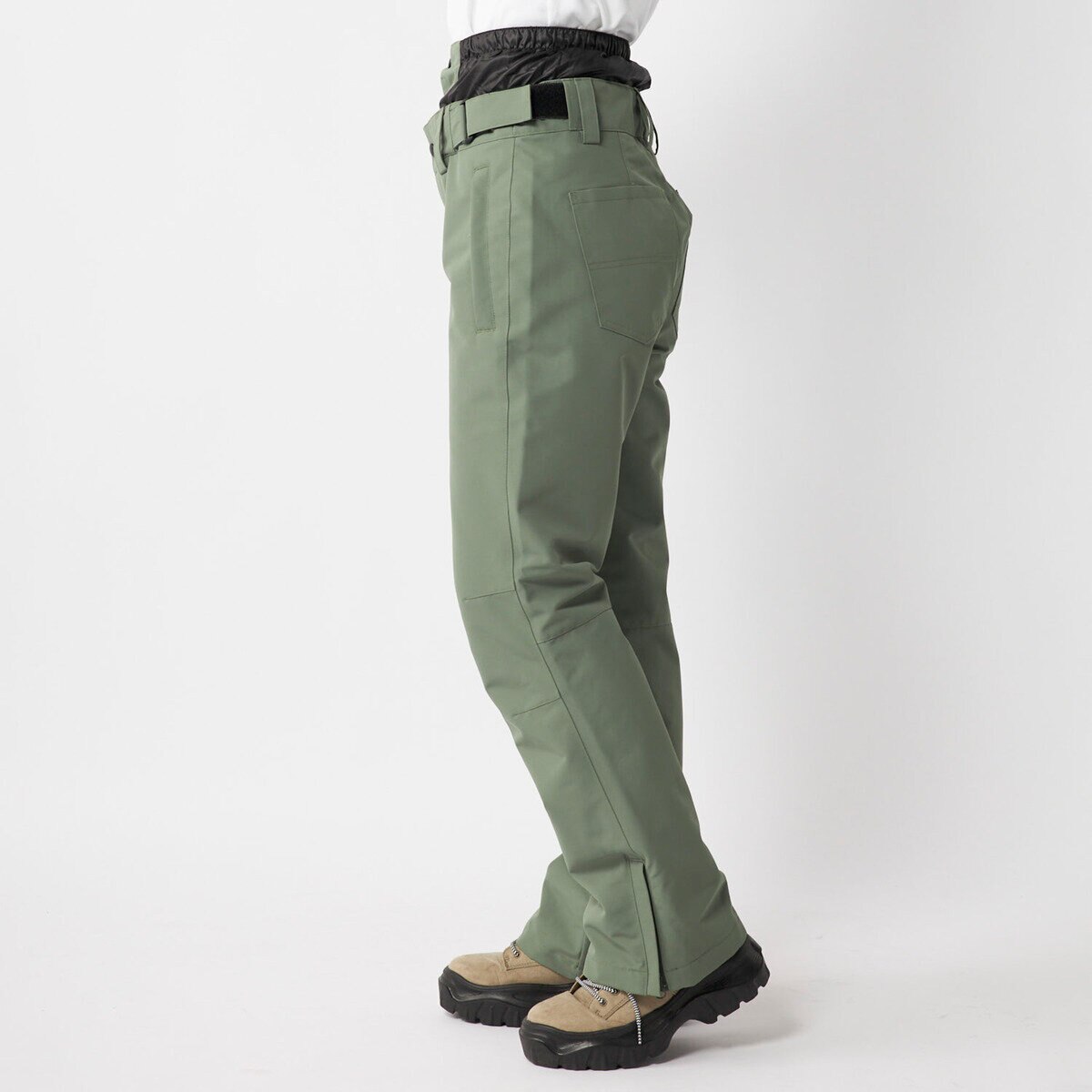 オーシャンパシフィック レディース スノー パンツ カーキ M