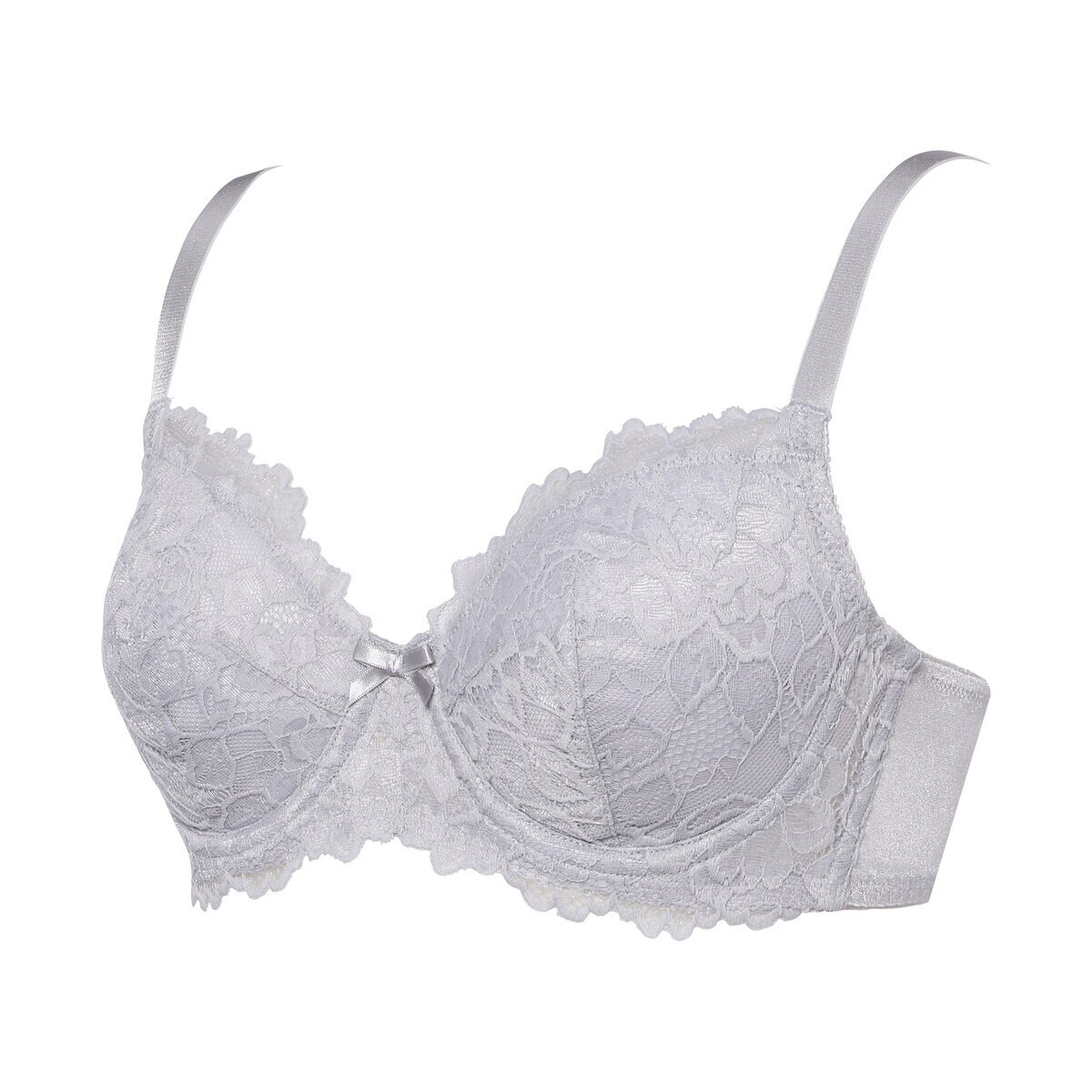 トリンプ・インターナショナル・ジャパン 4/5 カップレースブラ プラチナグレー/ネイビー D80