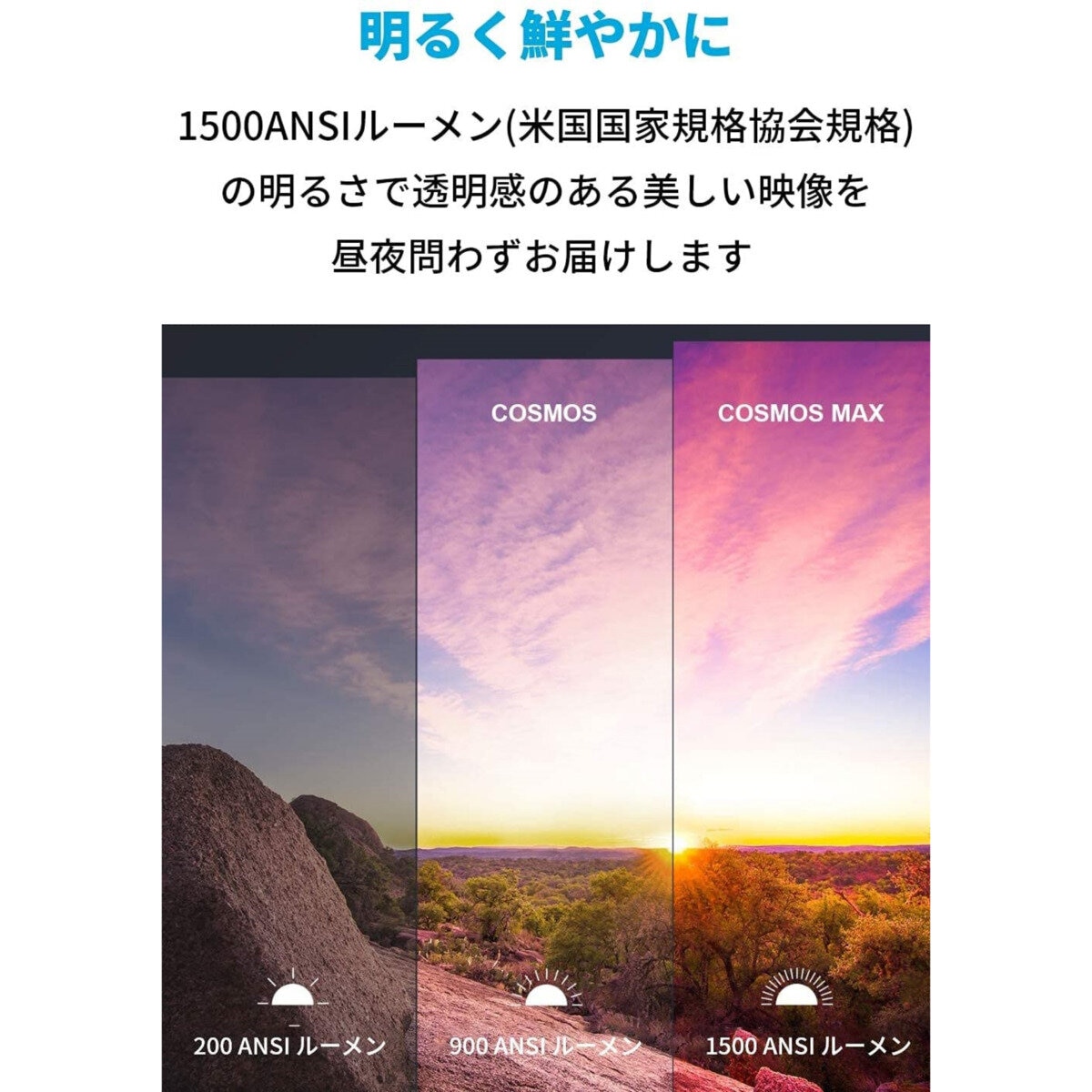 Anker（アンカー）4Kプロジェクター Nebula Cosmos max D2150512