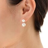 18K ホワイトゴールド あこやパール ピアス SHW0107-85