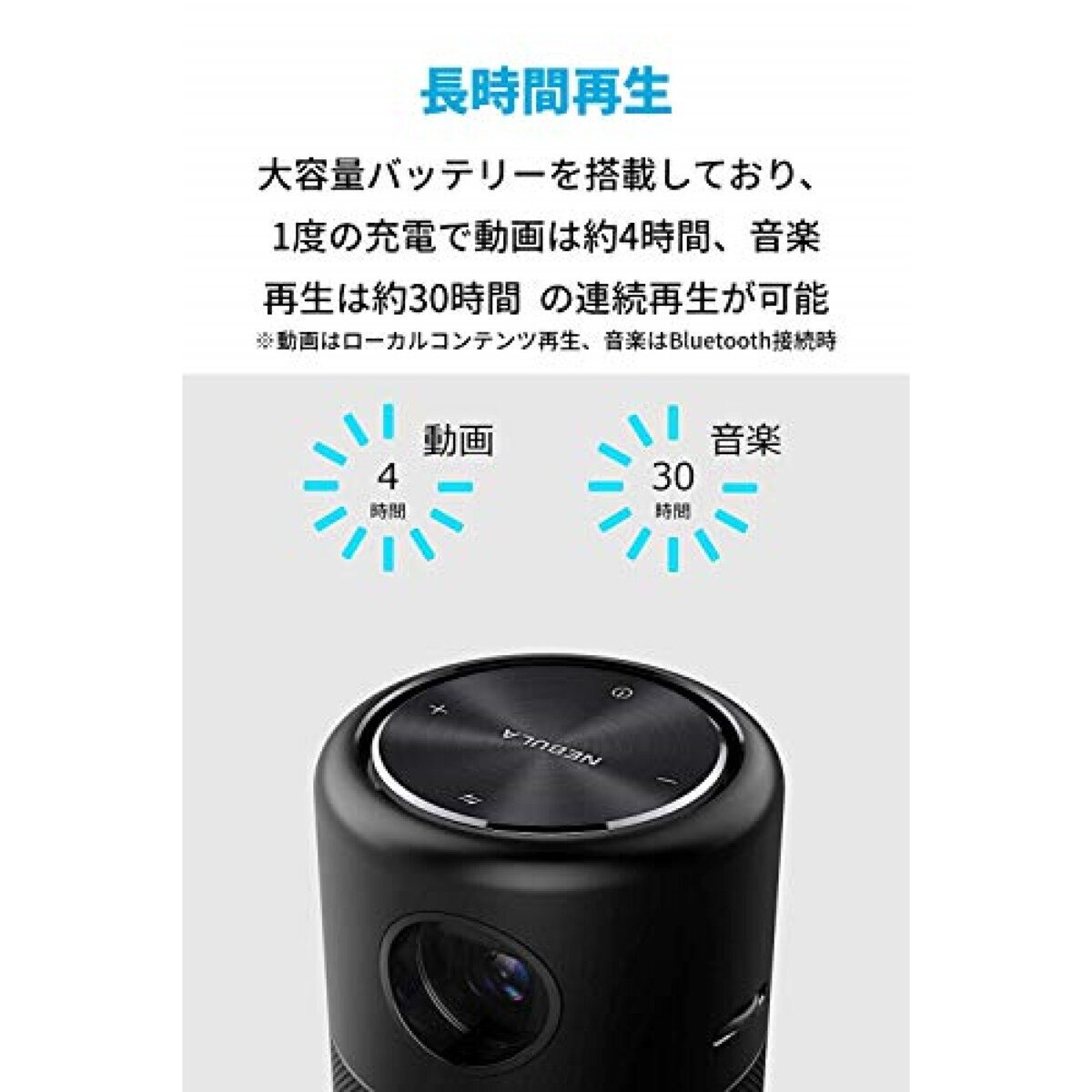 Anker（アンカー）ネビュラ Capsule Pro ポータブルプロジェクター D4111N12