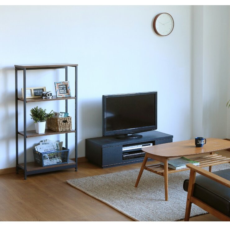 アイリスオーヤマ スチールウッドラック 幅62cm 4段 SWR-6212 251470 アイリスオーヤマ スチールウッドラック 幅62cm 4段 SWR-6212 251470