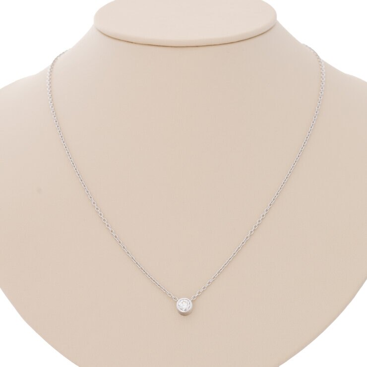 18K ホワイトゴールド 0.34カラット ダイヤモンド ペンダント 18K ホワイトゴールド 0.34カラット ダイヤモンド ペンダント