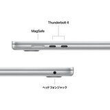 Apple MacBook Air 15インチ/10コアCPU/ 10コアGPU/M4チップ /24GB/512GB SSD - シルバー