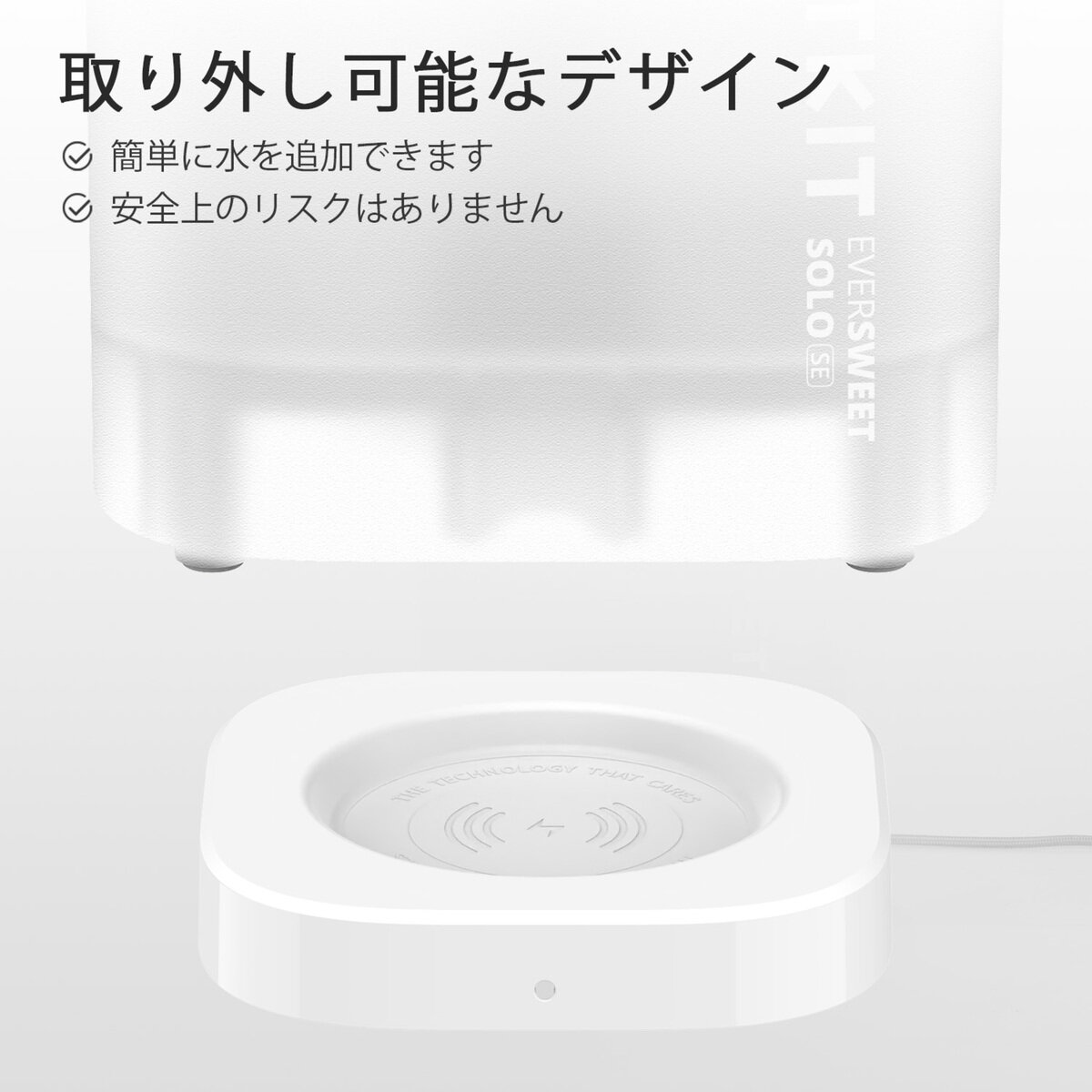 PETKIT ペット 自動給水機1.8L ホワイト P4103S-WH