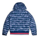 トミー ヒルフィガー レディース カモパッファー ジャケット ディープブルー M