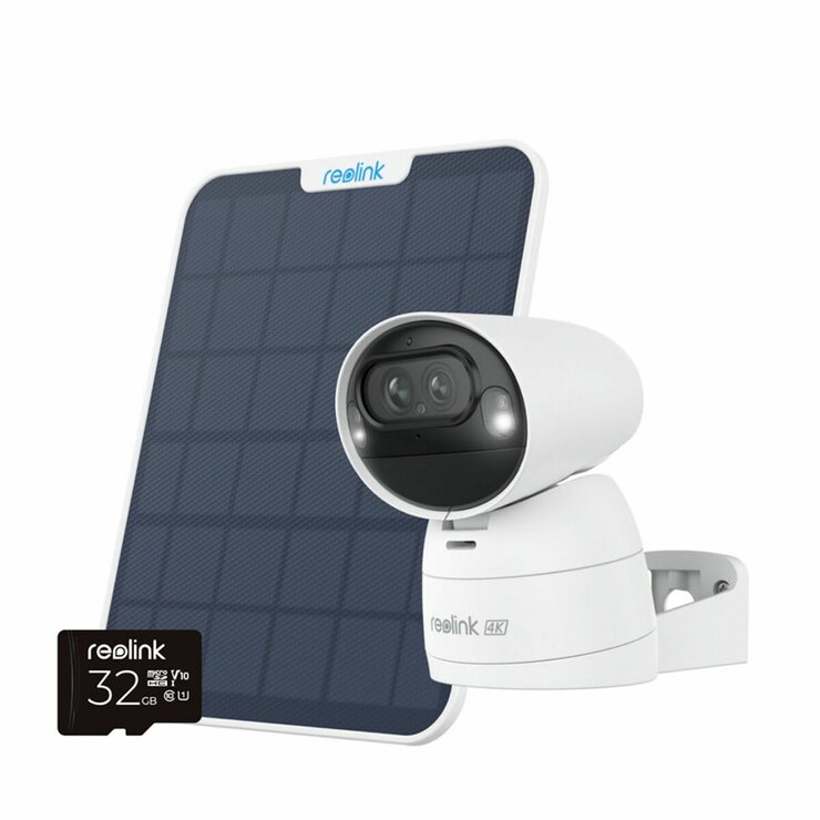 Reolink（レオリンク）ワイヤレスカメラ　ソーラーパネル付き Reolink（レオリンク） Argus Track Wi-Fi セキュリティカメラ 32GB SD