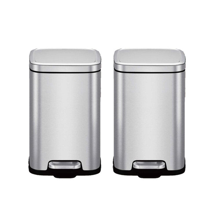 Sensible Eco Living ペダル式ゴミ箱 2個セット 11.7L CW2384MT-12+12L Sensible Eco Living ペダル式ゴミ箱 2個セット 11.7L CW2384MT-12+12L