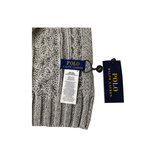 ポロ ラルフローレン ベア ケーブルニット マフラー 178x20cm アンドーバーヘザー