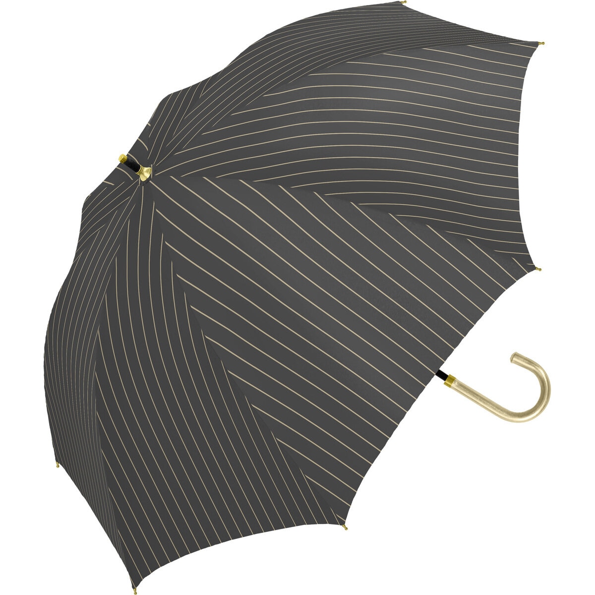 assa 日傘長傘 FL50STD グレー / ペンシルストライプ FL773