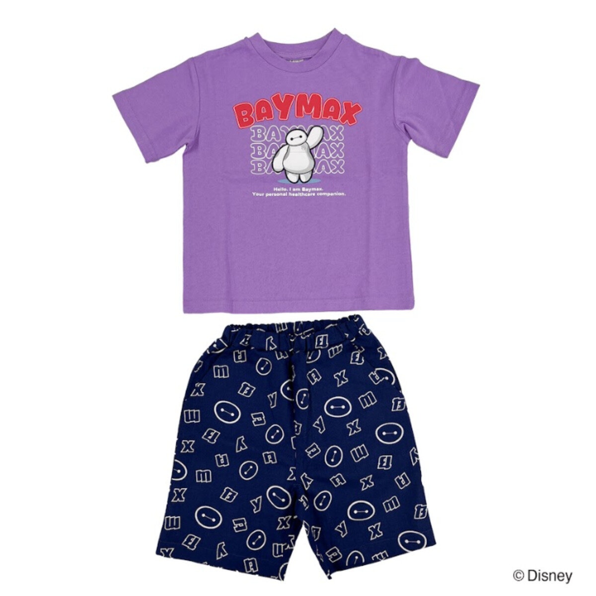 キャラクター キッズ Tシャツ アンド ショーツ 2枚セット / ベイマックス 100cm