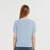 ジョリーエール 半袖カーディガン ベイビーブルー XL