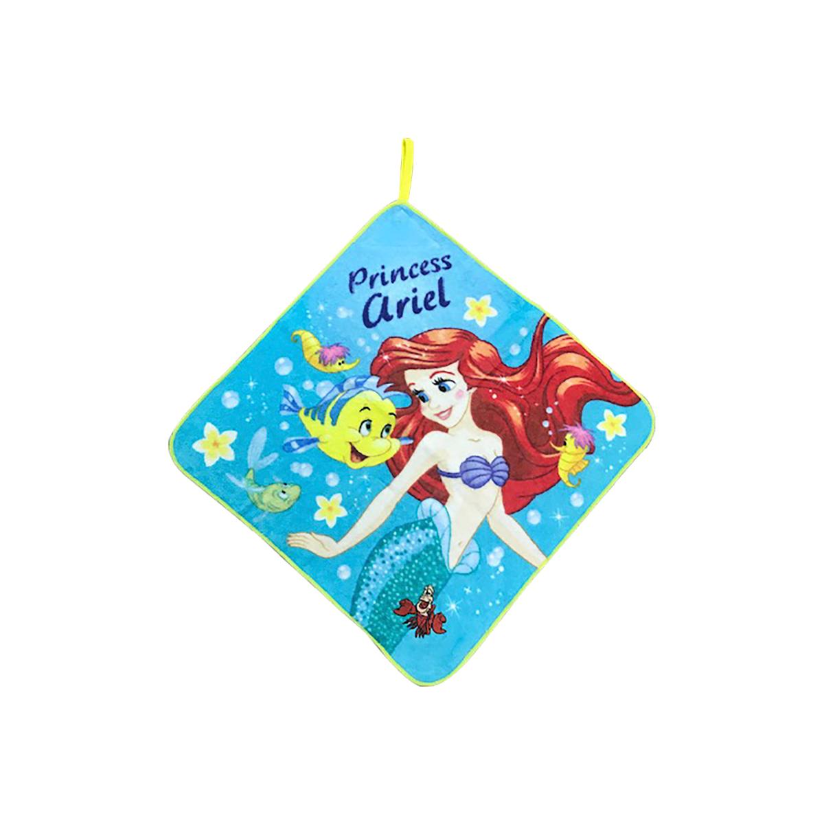ループ付きキャラクタースクールタオル 6枚セット ディズニー ガールズパック