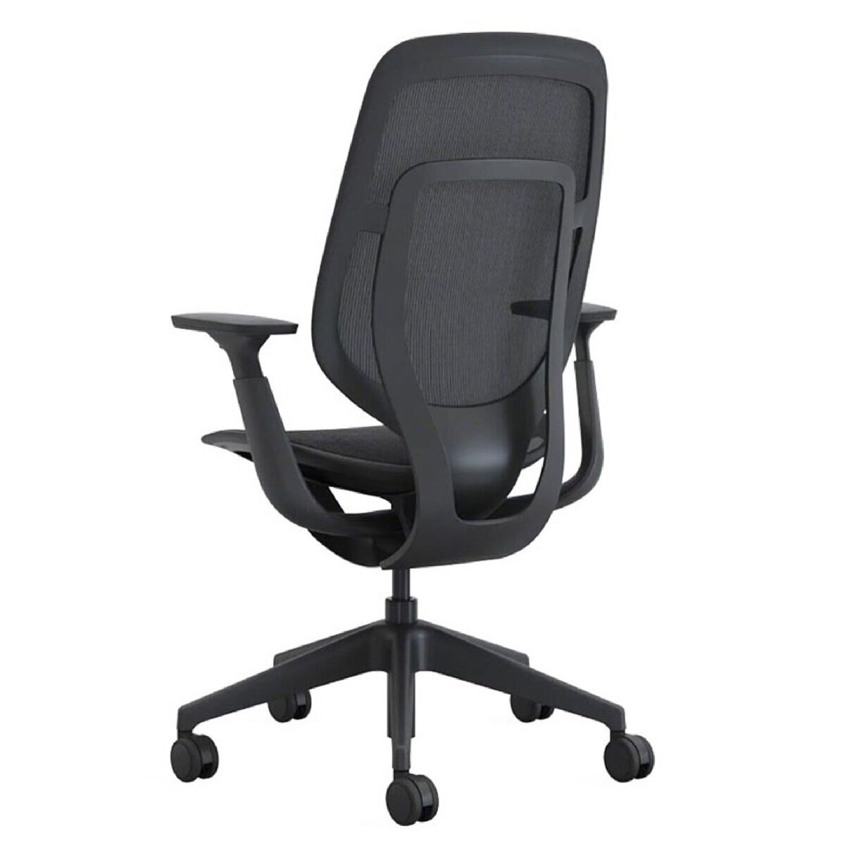 スチールケース カーマンチェア ブラックフレーム／ブラック