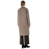 ヴィジットインニューヨーク レディース グースライニングロングコート ベージュ S