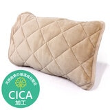 西川 あったか枕パッド CICA加工 2枚パック 50cm x 60cm ブラウン