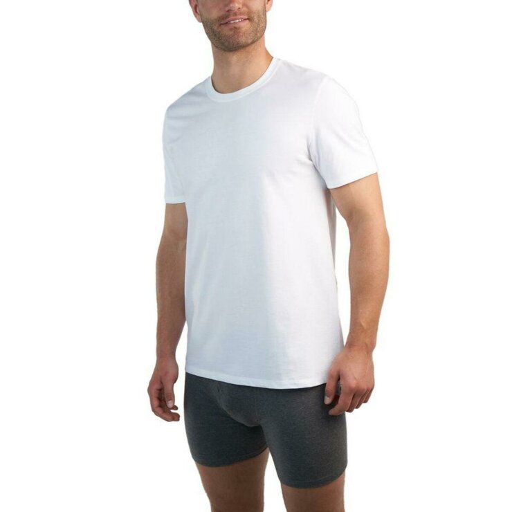カークランドシグネチャー メンズ Tシャツ 6枚組 (170g) ホワイト XL
