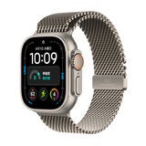 Apple Watch Ultra 4 GPS+Cellular 49mmナチュラルチタニウムケースとナチュラルチタニウムミラネーゼループ - M Apple Watch Ultra 4 GPS+Cellular 49mmナチュラルチタニウムケースとナチュラルチタニウムミラネーゼループ - M