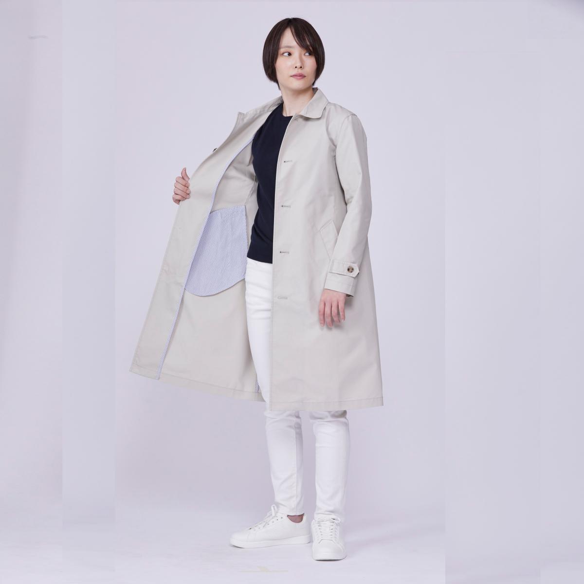 コロアイ ロング コート ベージュ L