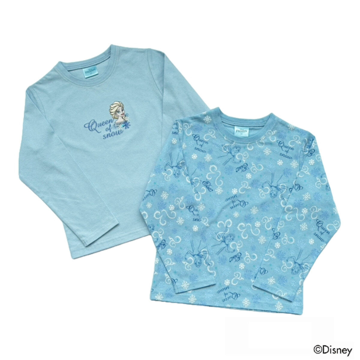 ディズニー キッズ 長袖Tシャツ 2枚組 エルサ / 120cm