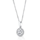 18K ホワイトゴールド 0.40カラット ダイヤモンド ペンダント