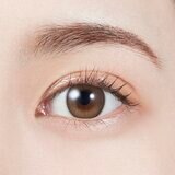 モラク ワンマンス ドーリッシュブラウン 2枚入り 宮脇咲良イメージモデルカラコン 度なし (±0.00)