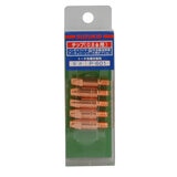 SUZUKID ノンガス軟鋼/SUS用チップ 0.8φ 5個入 P-601