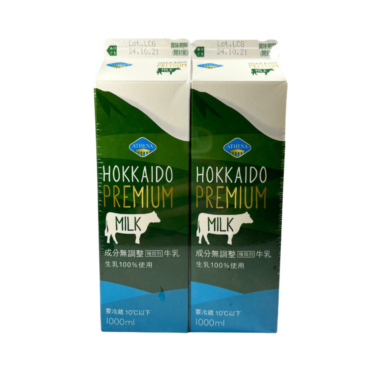 北海道特選牛乳 1L x 2パック