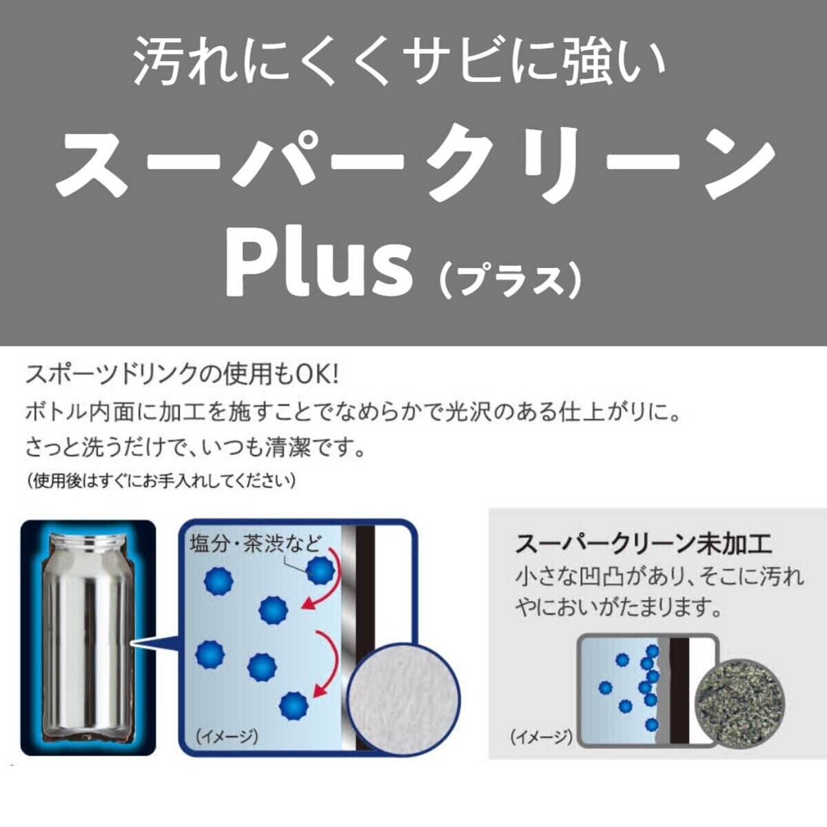 タイガー ステンレス真空断熱ボトル らくらくキャップ 0.5L オリーブグリーン