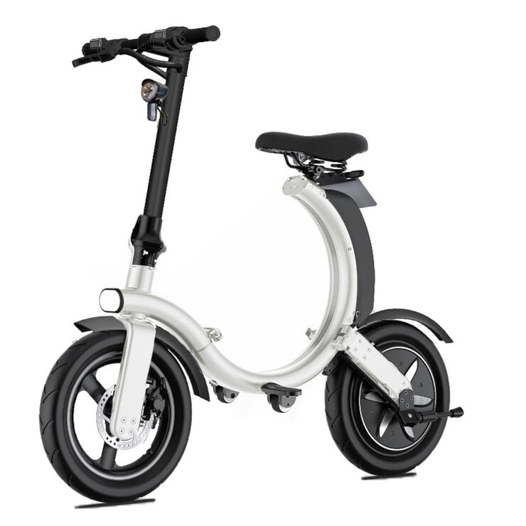 SWIFT HORSE K2 14インチ 折り畳み電動バイク 特定小型原付 白