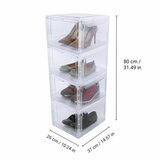 AG BOX プレミアム クリアシューボックス4個セット　クリア
