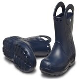 クロックス キッズ ハンドル イット レイン ブーツ ネイビー J5/23cm