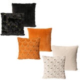 HALLOWEEN EMBROIDERED FAUX FUR PILLOW 50.8 x 50.8 cm HALLOWEEN EMBROIDERED FAUX FUR PILLOW 50.8 x 50.8 cm