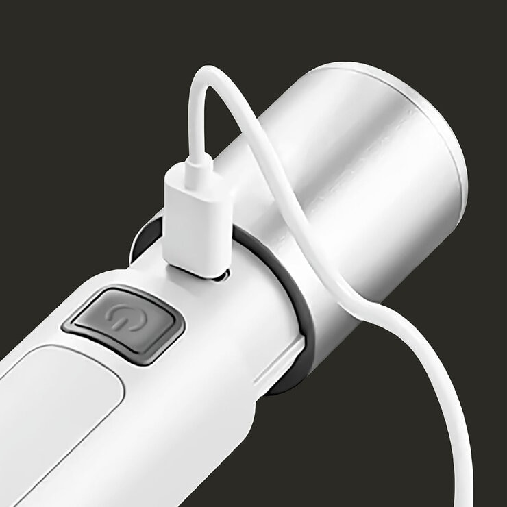 TERAS USB充電式 3ウェイハンディカラビナライト 3個