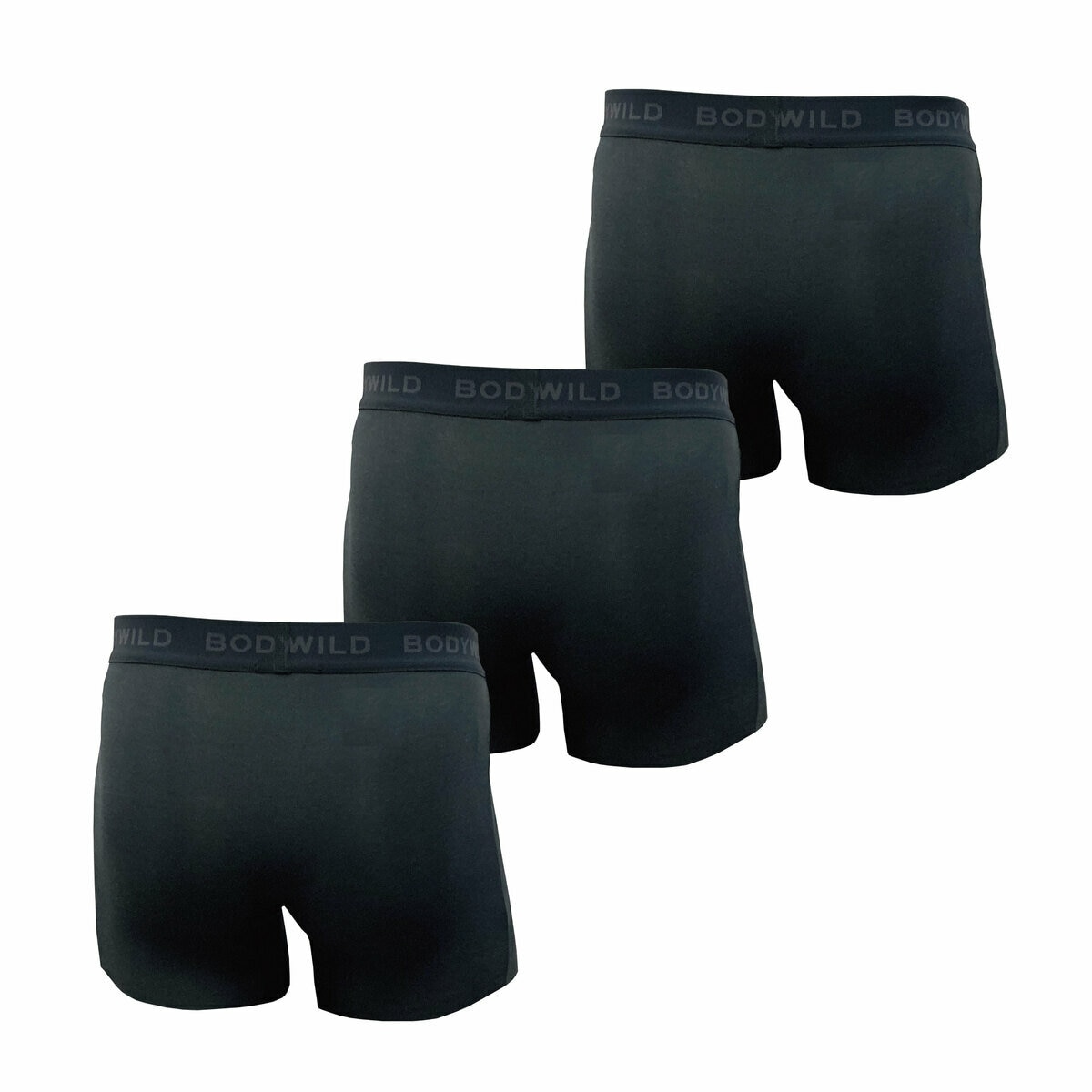 ボディワイルド カットオフ ボクサー 3枚組 ブラック M ボディワイルド カットオフ ボクサー 3枚組 ブラック M
