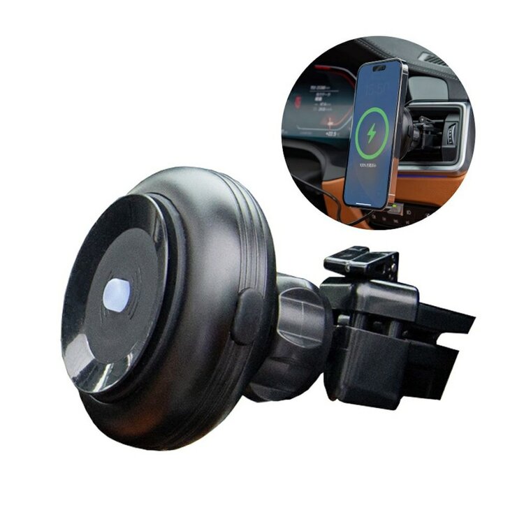 Deff 電動吸盤式充電ホルダー Airput 車載用 Qi取得 ワイヤレス充電対応スマートフォン用 Deff 電動吸盤式充電ホルダー Airput 車載用 Qi取得 ワイヤレス充電対応スマートフォン用