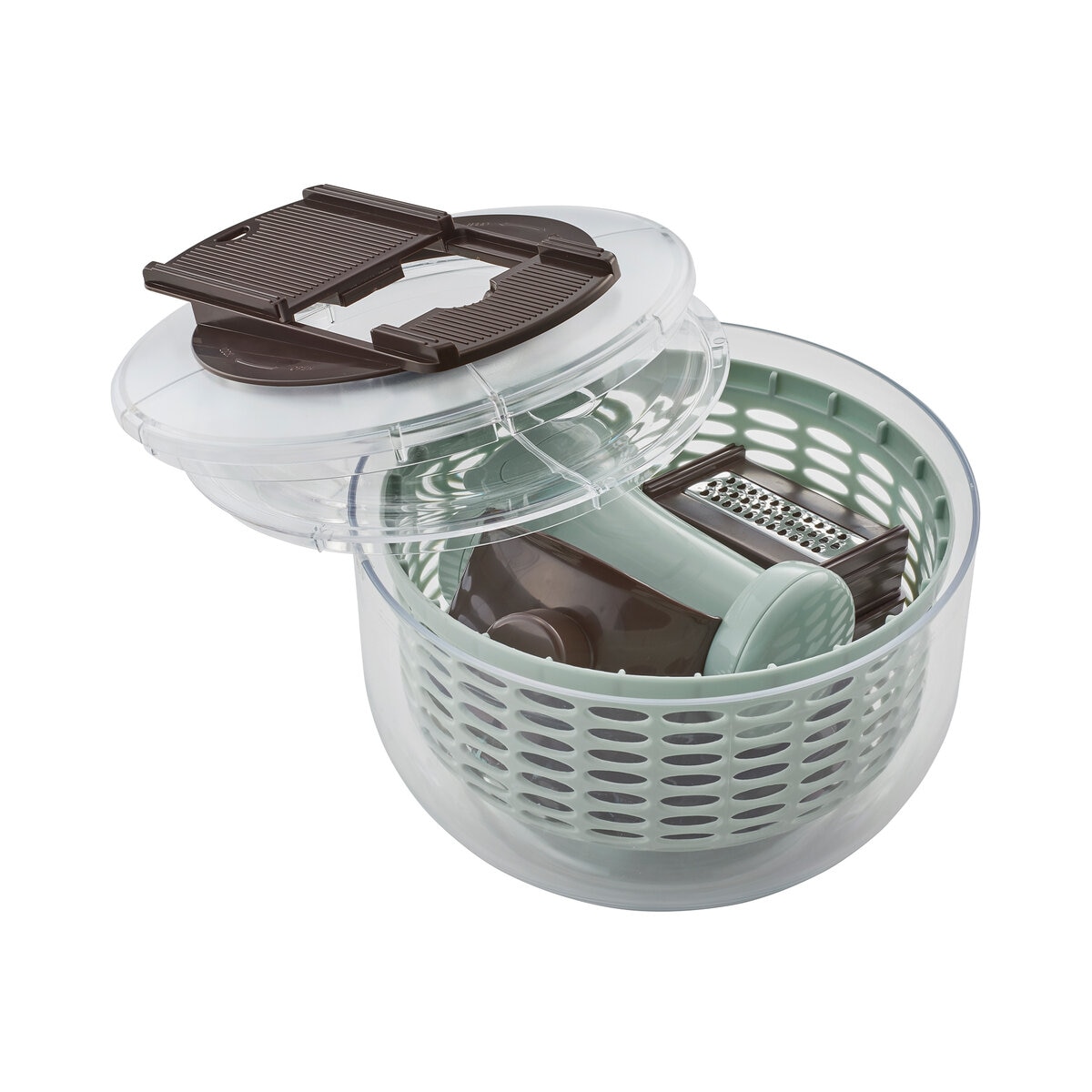 トフィー プッシュサラダスピナー&スライサーセット