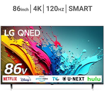 LG 86インチ 4K 量子ドット 液晶テレビ 86QNED85TJA