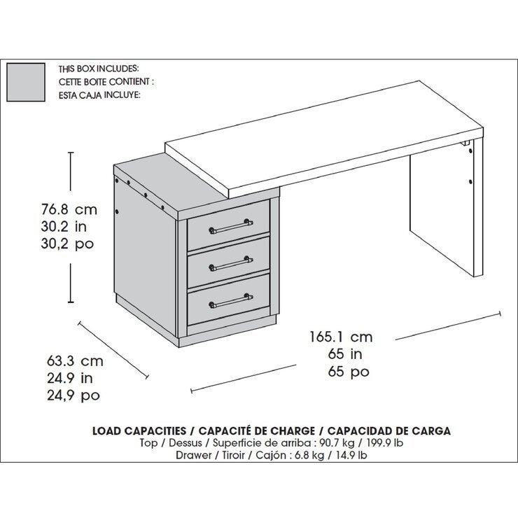 Bayside Furnishing ライティングデスク