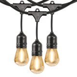 FEIT LEDストリングライト 14.6m 24球 屋内/屋外用