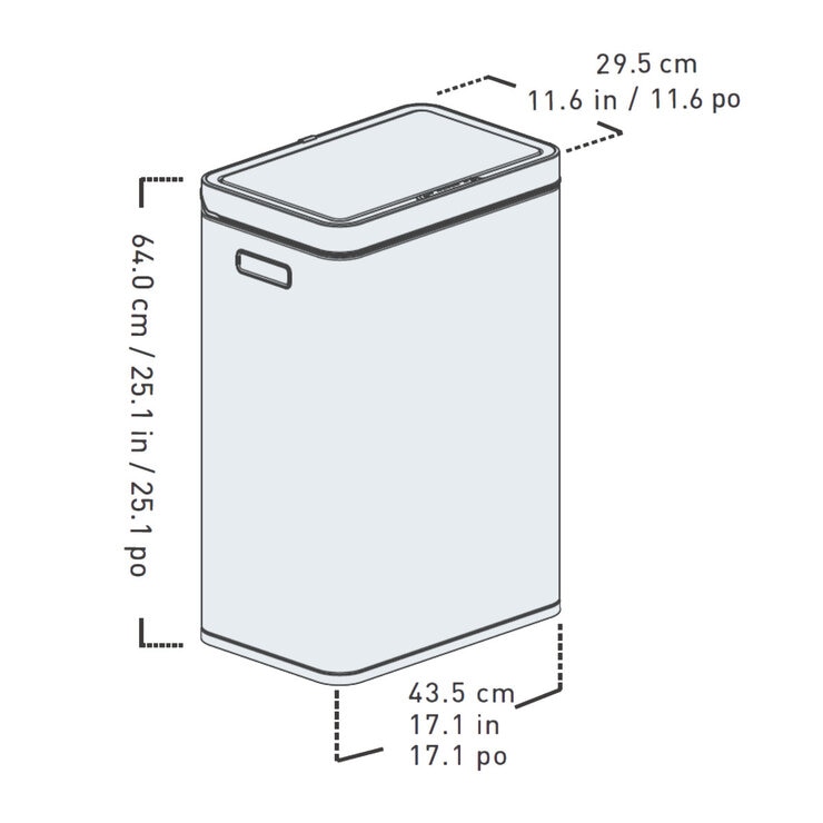 Sensible Eco Living センサーゴミ箱 47L | Costco Japan