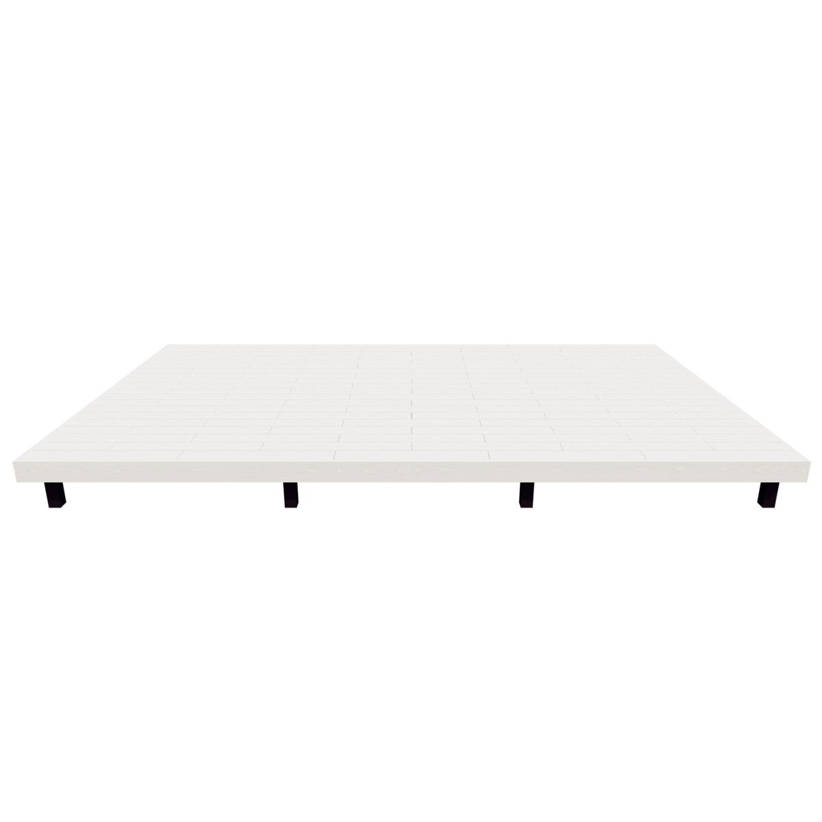 MINO 彩木 ガーデンデッキ セット W5068 x D3029 mm　ホワイト　高さ400～500mm